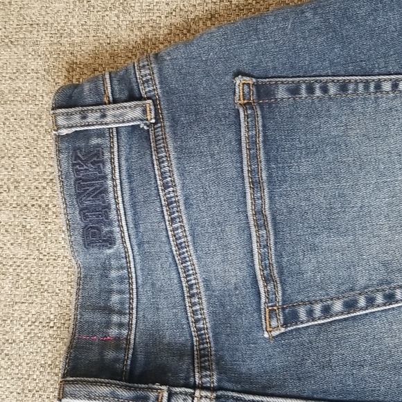 PINK by Victoria's Secret High Rise Denim shorts Size 10 - Picture 3 of 8